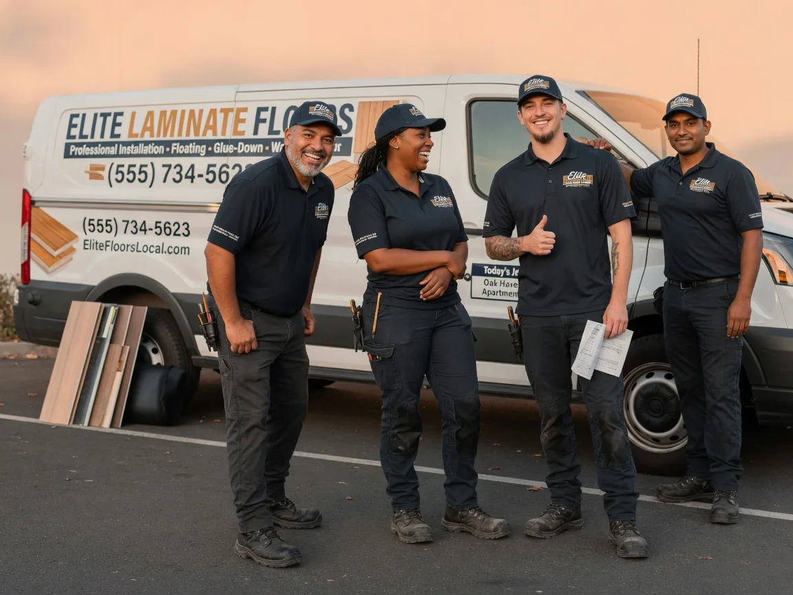 Laminate flooring installation company in Mikana, WI